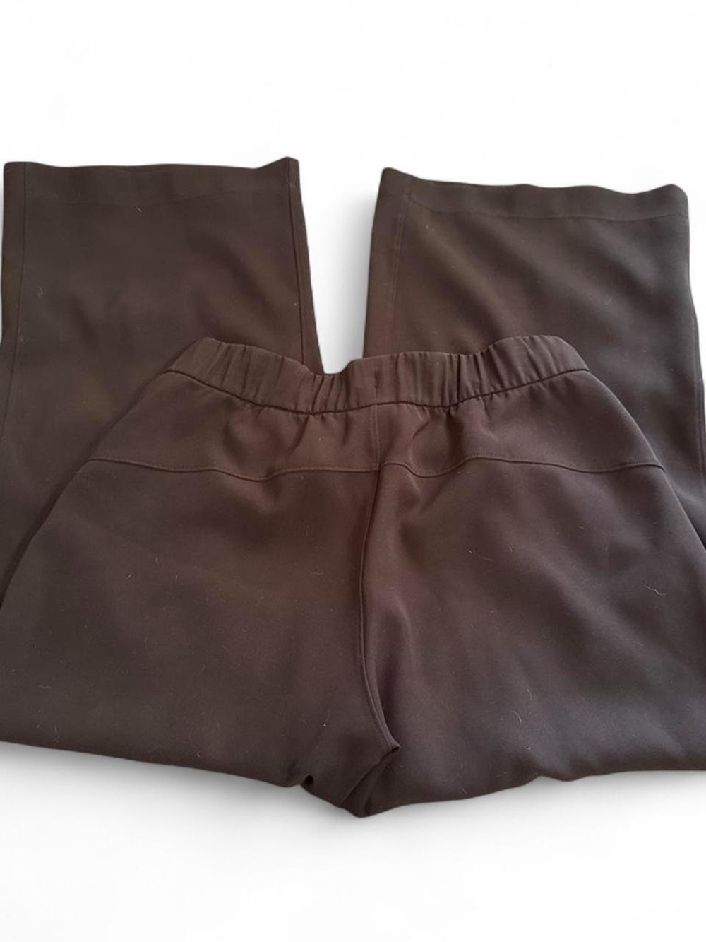 Lululemon Black Wide Leg Low Rise Trousers / Pants